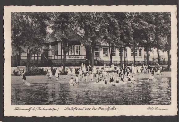 Nur noch alte Fotos bezeugen, wie attraktiv die "Strandhalle" in Bremen-Blumenthal früher war...